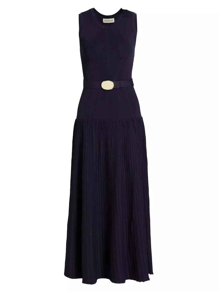 Nicholas the Label Madison Belted Knit Maxi Dress 1