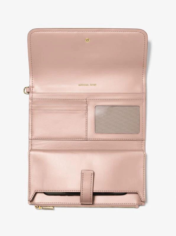 Michael Kors Jet Set Medium Pebbled Leather Smartphone Wristlet 2