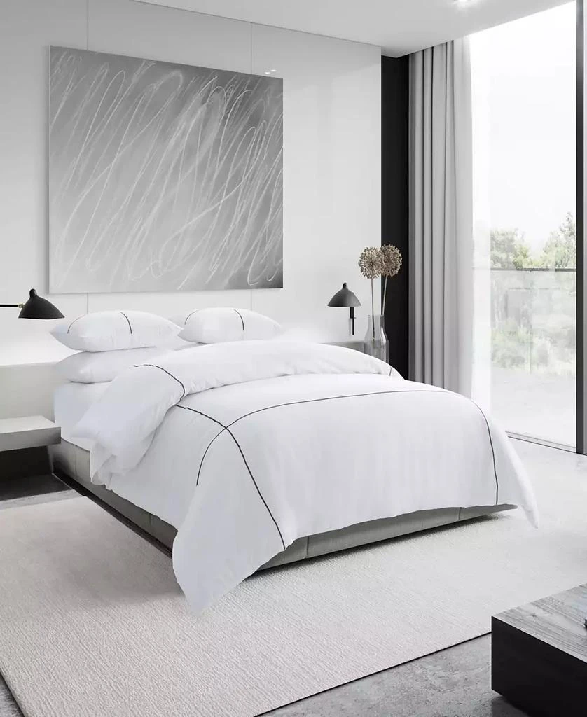 Vera Wang Zig Zag Cotton Sateen 3-Pc.Duvet Cover Set 3