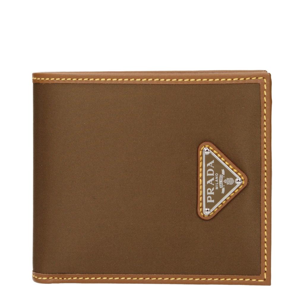 Prada Prada Brown Fabric Wallet