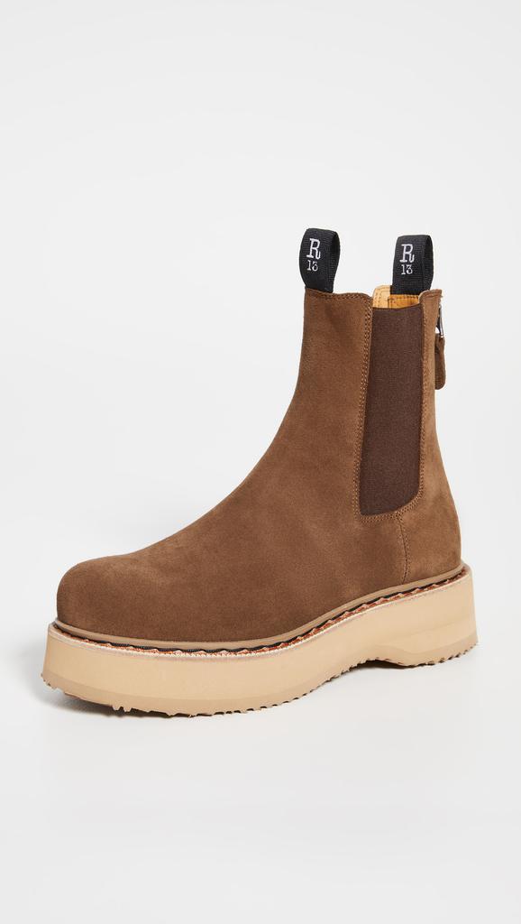 R13 Single Stack Chelsea Boots