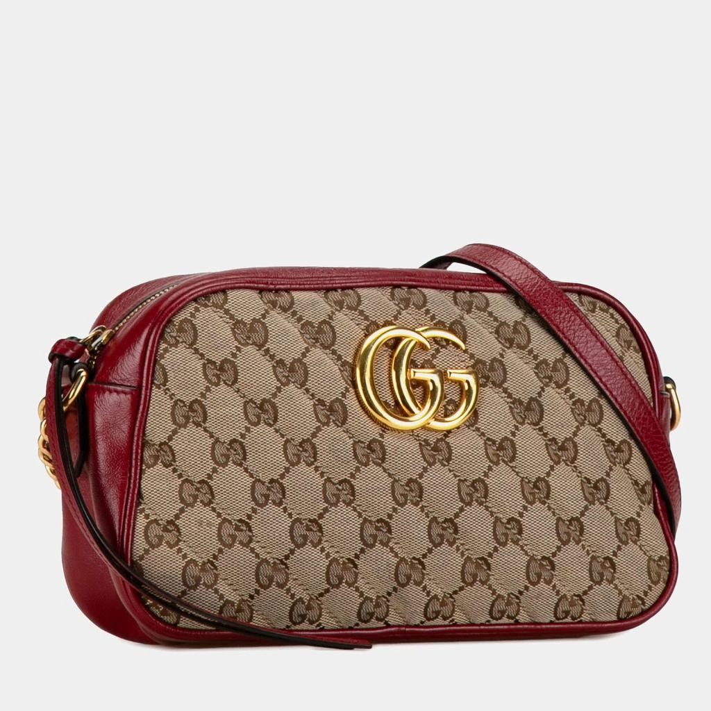 Gucci Gucci Small GG Canvas Marmont Crossbody 2