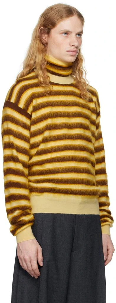Marni Brown & Yellow Striped Sweater 2