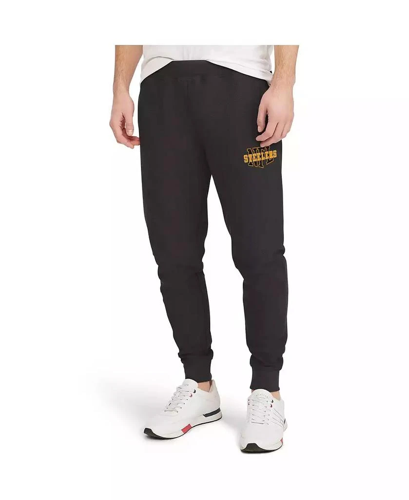 Tommy Hilfiger Men's Black Pittsburgh Steelers Mason Jogger Pants 1