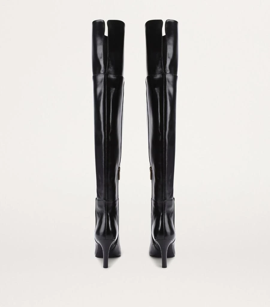 Kurt Geiger Leather Shoreditch Over-The-Knee Boots 85 2