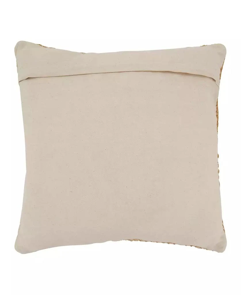 Saro Lifestyle Woven Down Filled Decorative Pillow, 18" x 18" 2