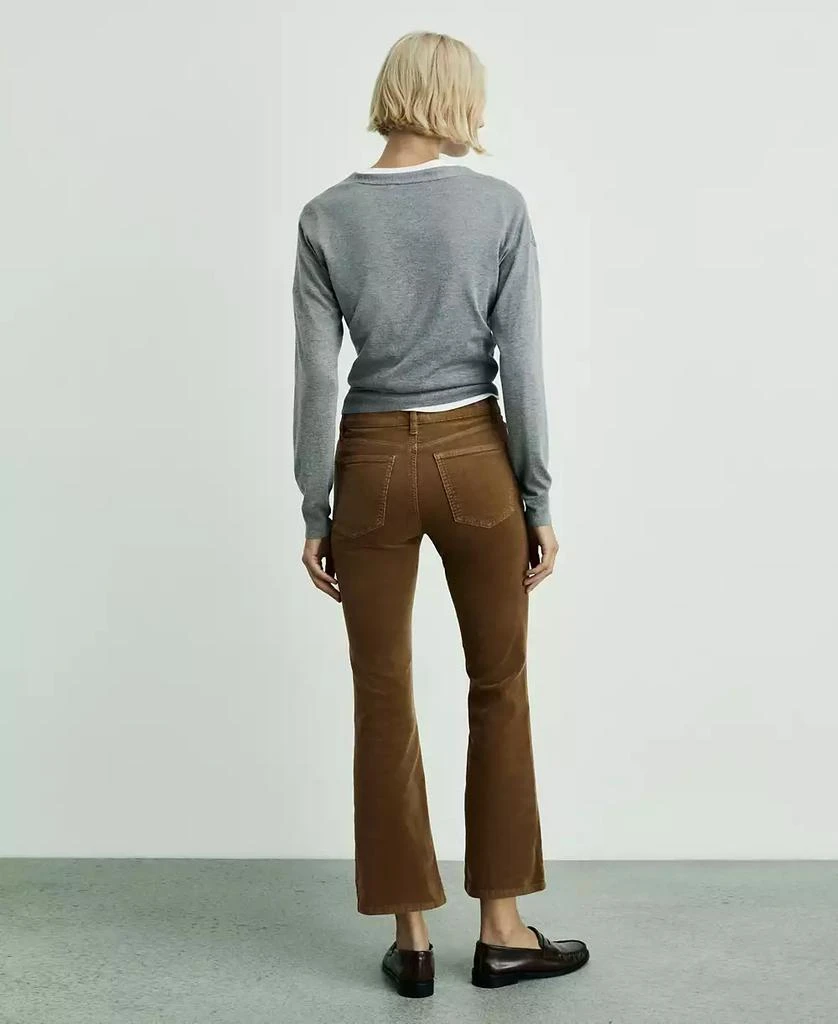 Mango Women's Corduroy Bootcut Jeans 5