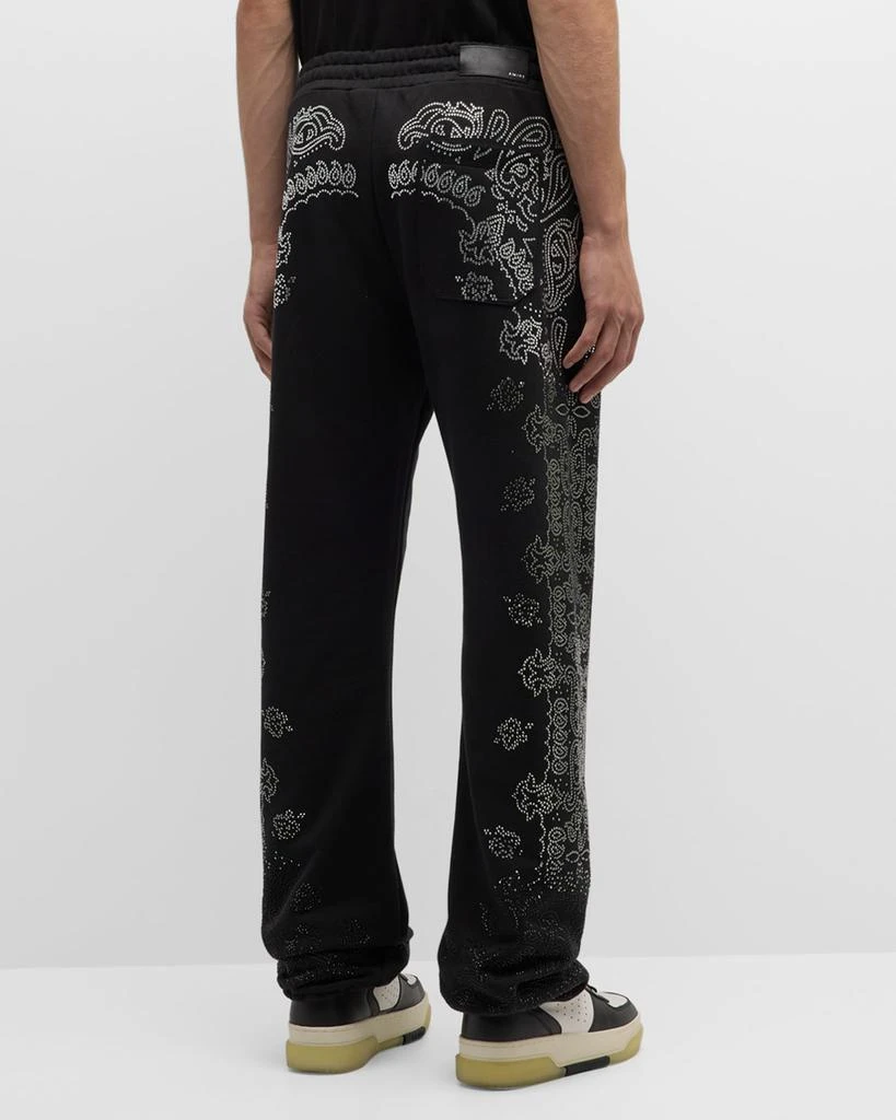 AMIRI Men's Crystal Bandana Sweatpants 3