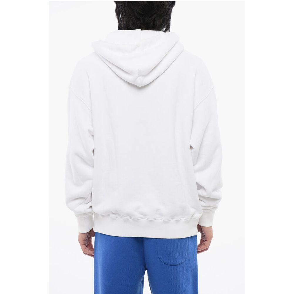 Off-White Off- Brushed Cotton OFF Men's Hoodie