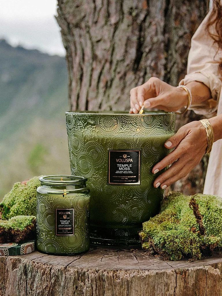 Voluspa Japonica Temple Moss 5-Wick Hearth Candle 4