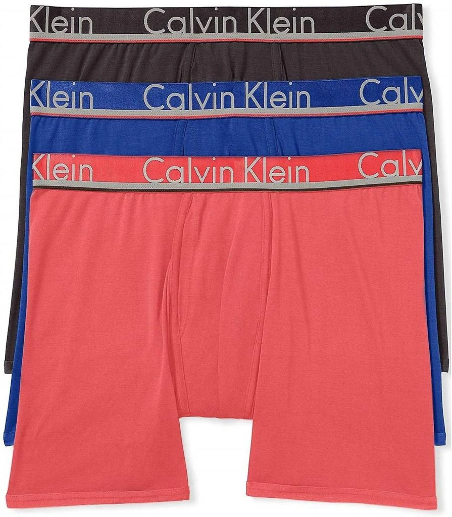Calvin Klein Men's 3 Underwear Comfort Microfiber Boxer Briefs 1