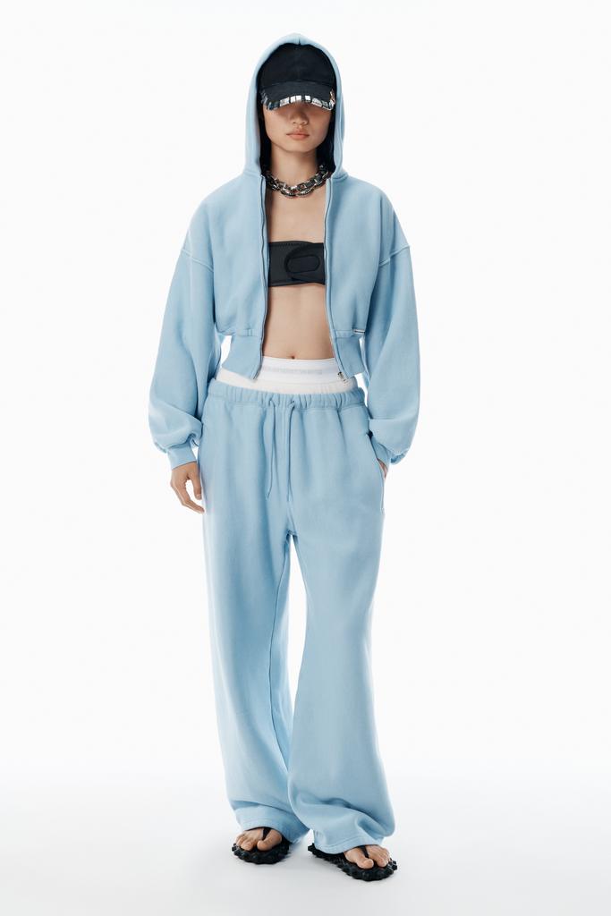Alexander Wang Light Blue Pre-Styled Sweatpants