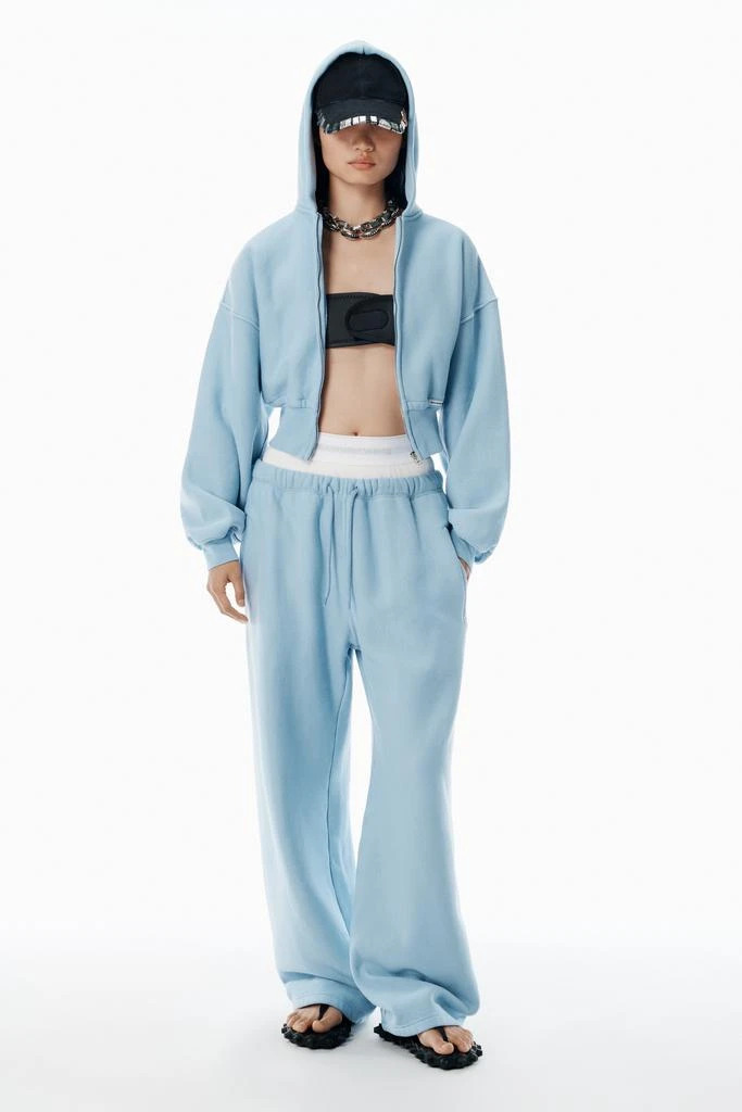 Alexander Wang Light Blue Pre-Styled Sweatpants 1