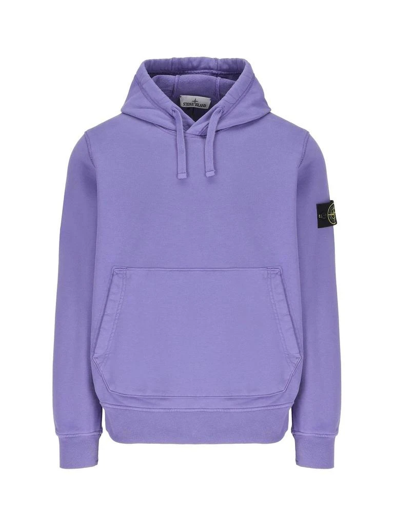 Stone Island Stone Island Logo Patch Drawstring Hoodie 1