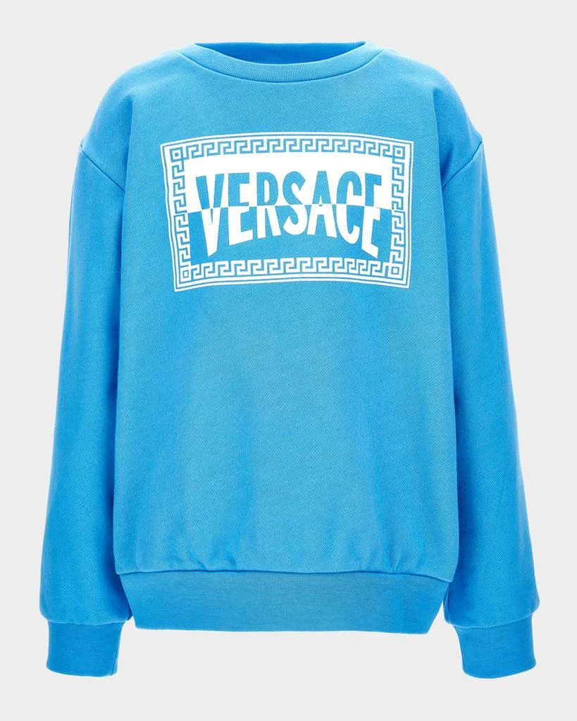 Versace Boy
s 
90s Vintage Logo Cotton Sweatshirt, Size 6-14