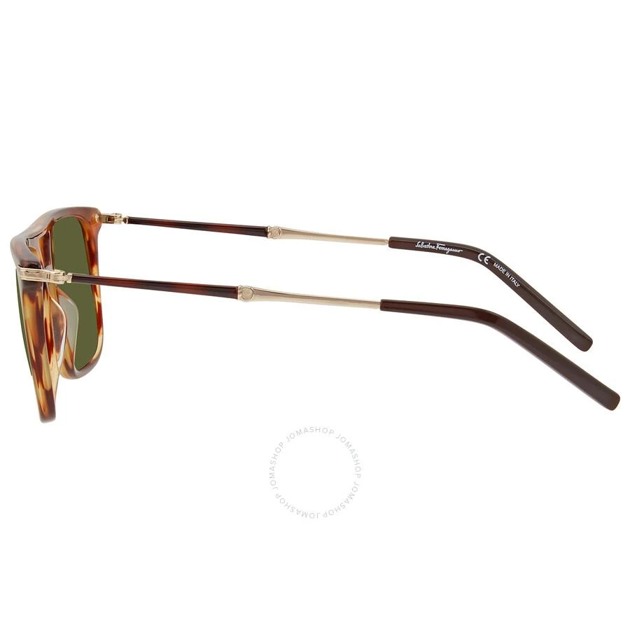 Salvatore Ferragamo Green Rectangular Men's Sunglasses SF966S 216 57 3