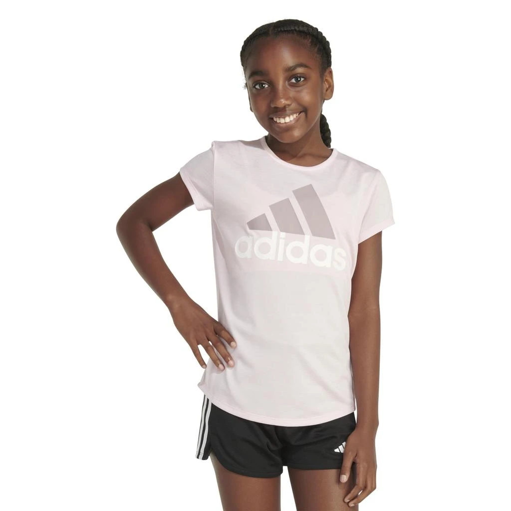 Adidas Essential Poly Melange Tee S24(Big Kid) 1
