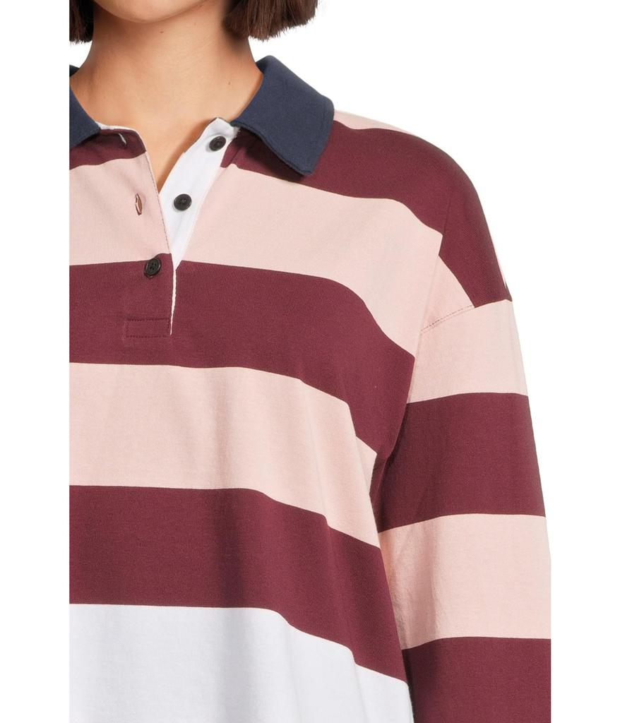メイドウェル Madewell Hannah Rugby Polo レディース シャツ トップス Luxury Forest Amazon.com: Madewell Women's Hannah Rugby Polo, Luxury