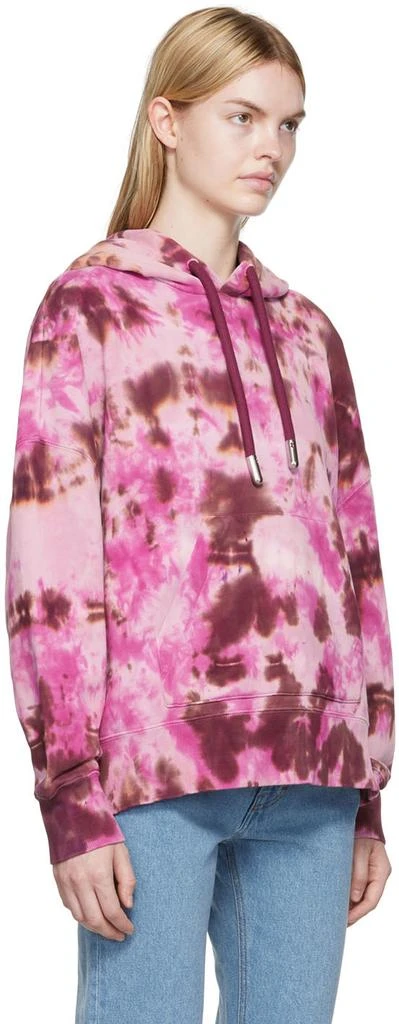 AMI Pink Cotton Hoodie 2