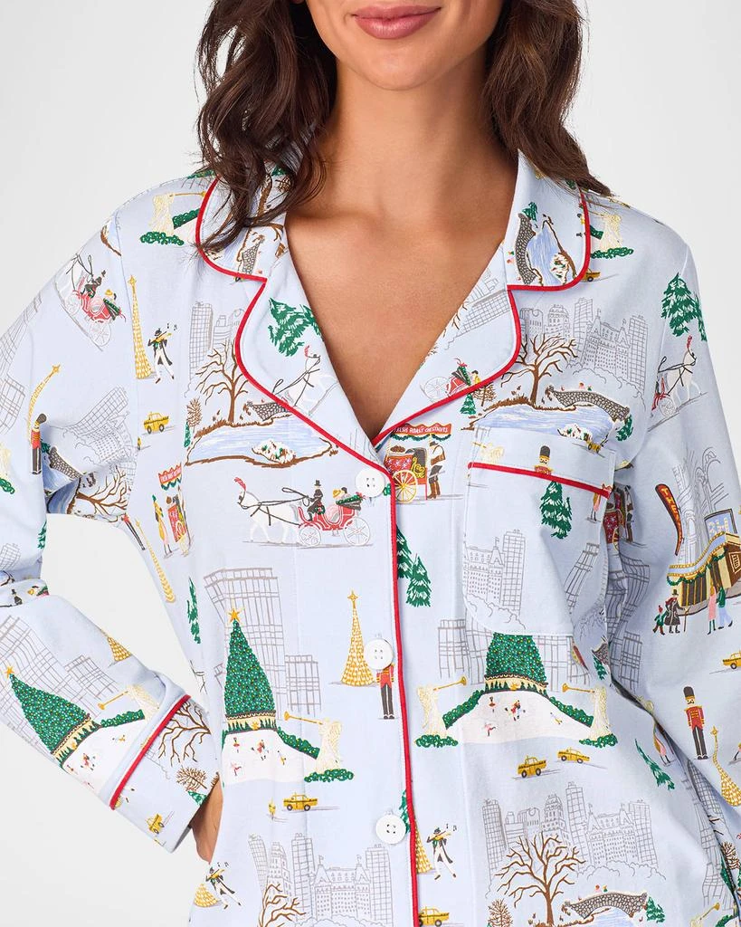 BedHead Pajamas Holiday-Print Organic Cotton Jersey Pajama Set 4