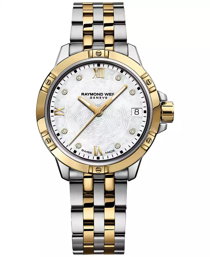 Raymond Weil Women's Swiss Tango Diamond-Accent Two-Tone Stainless Steel Bracelet Watch 30mm 1