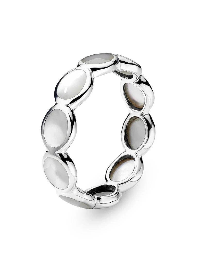 Ippolita Polished Rock Candy Sterling Silver
Mother-Of-Pearl Oval Eternity Ring 2