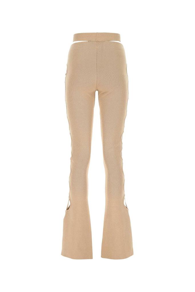 Andrea Adamo Andrea Adamo Cut-Out Knitted Bootcut Trousers