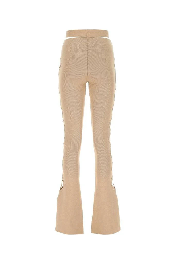 ANDREA ADAMO Andrea Adamo Cut-Out Knitted Bootcut Trousers 2