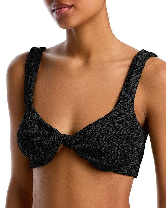 Hunza G Juno Crinkle Bikini Top & Bottoms Set 3
