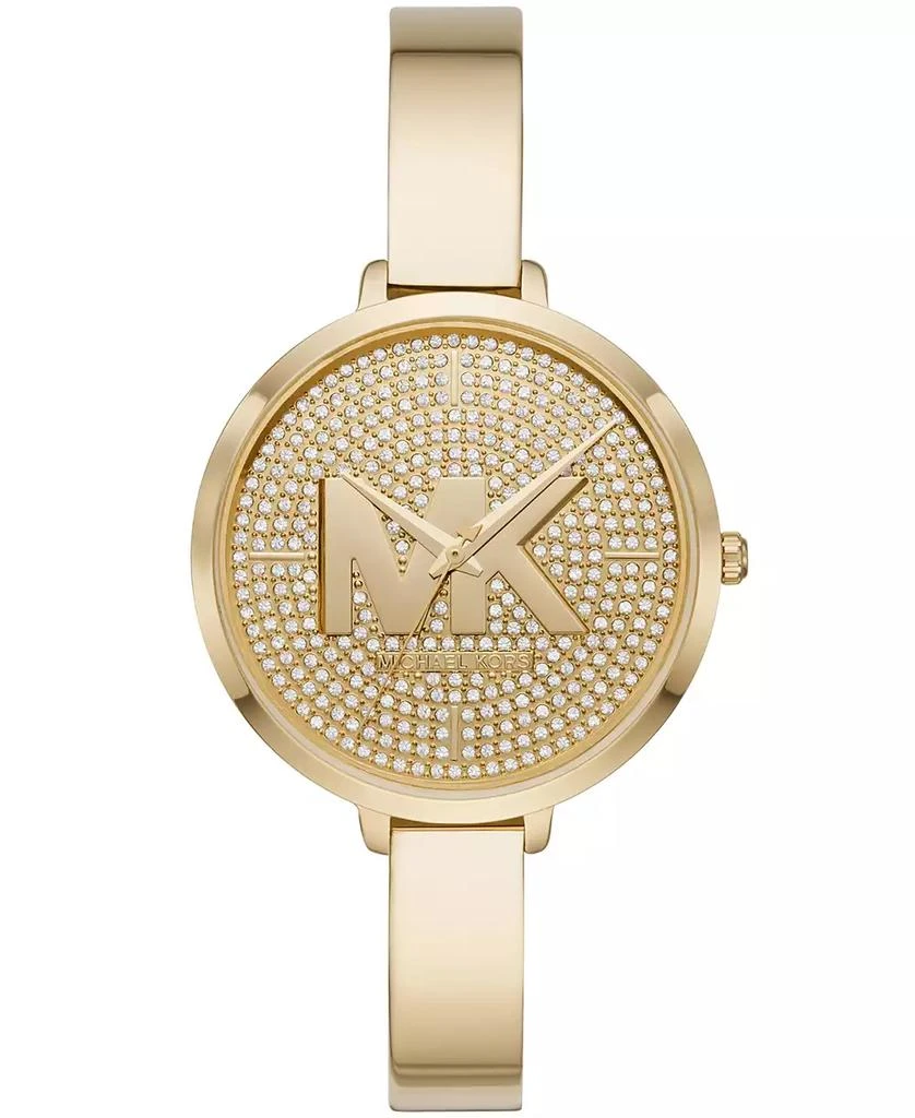 Michael Kors Women's Charley Gold-Tone Bangle Watch 38mm 1