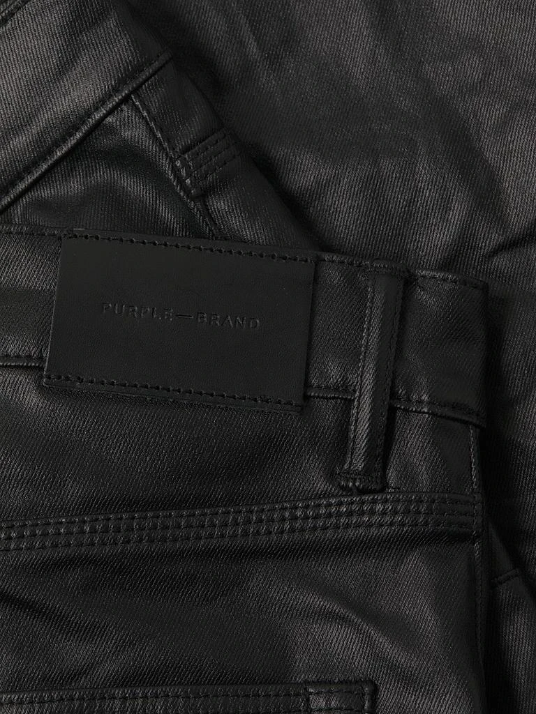 Purple Brand Coated Flared Stretch Cargo Pants 6