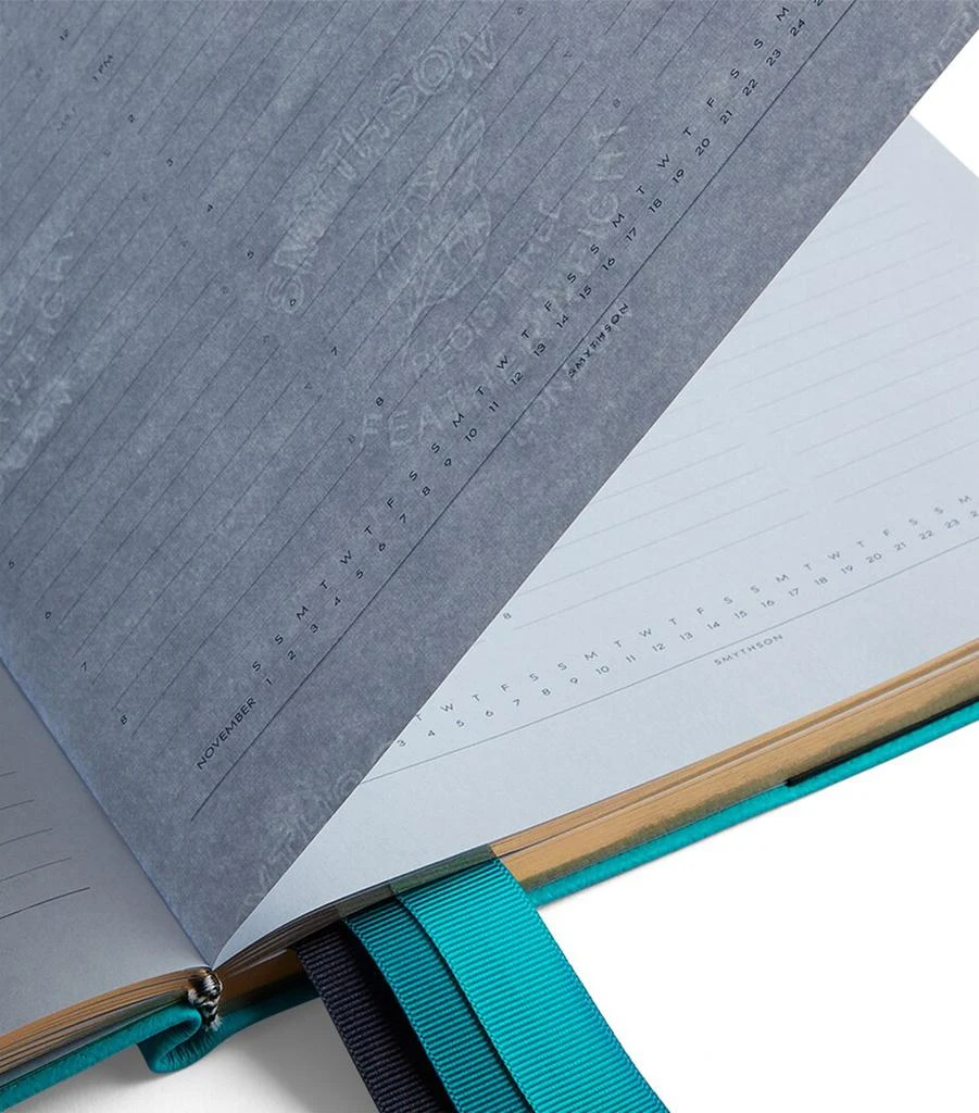 SMYTHSON Panama Leather Portobello 2025 Weekly Diary 3