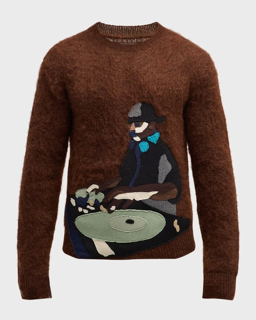 AMIRI Men's Fuzzy Turn Table Sweater 1