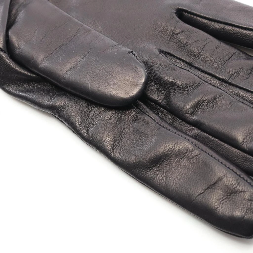 Salvatore Ferragamo Leather Fur Short Gloves (Pre-Owned) 5