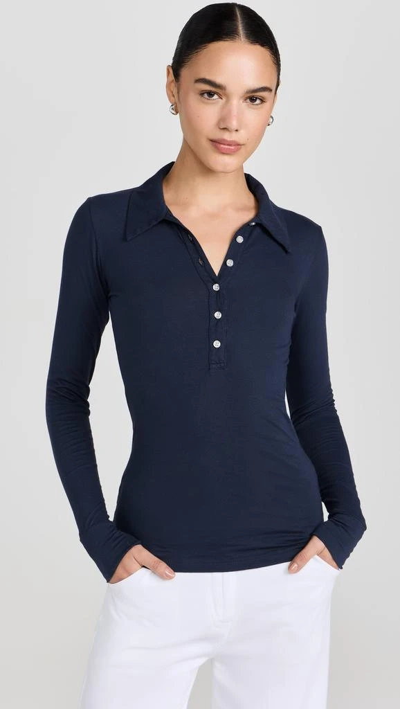 NSF Rory Long Sleeve Fitted Polo 6