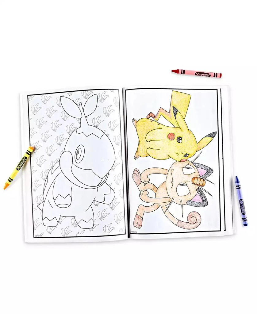 Crayola Pokémon Coloring Book, 96 Pages, Pack of 8 9