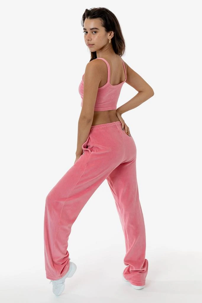 Los Angeles Apparel VLR315GD - Garment Dye Velour Lounge Pant 6