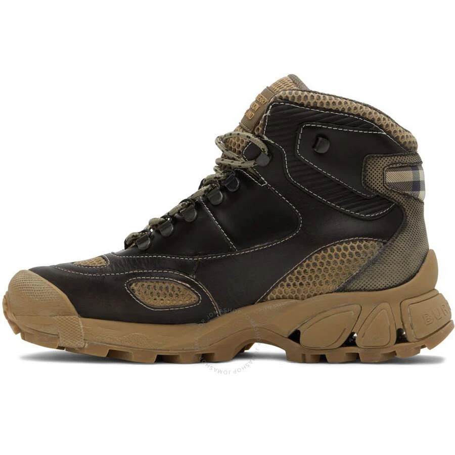 Burberry Men's Deepbrown/Darkstone Tor Panelled Hiking Boots 3