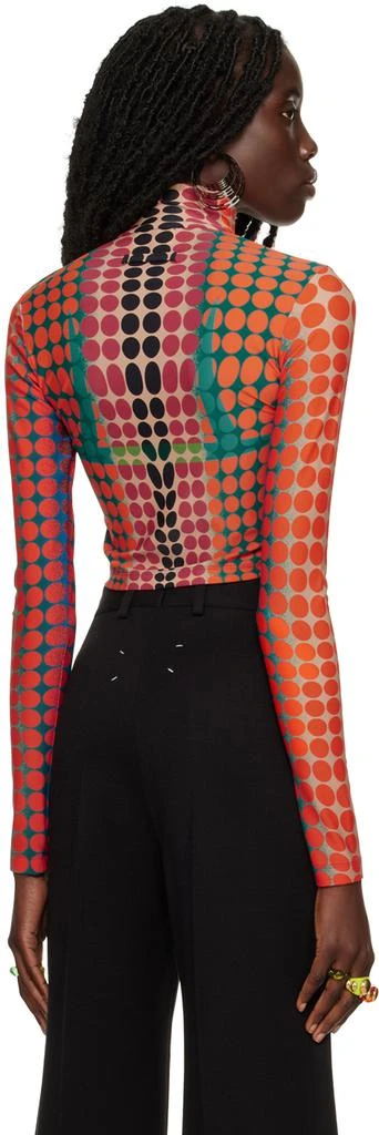 Jean Paul Gaultier Orange Dots Track Jacket 3