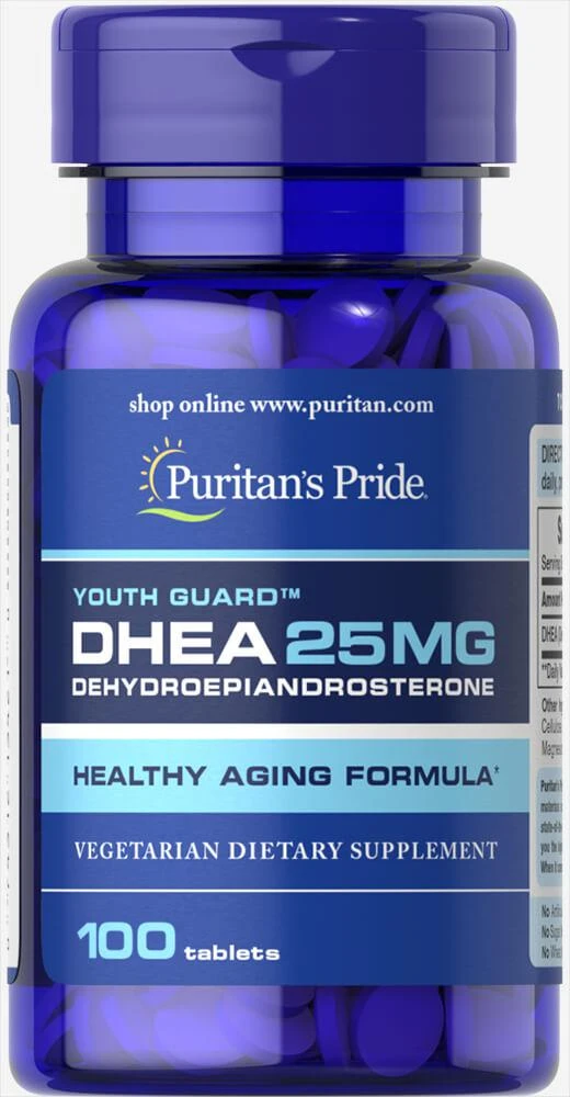 Puritan's Pride DHEA 25 mg 100 Tablets 1