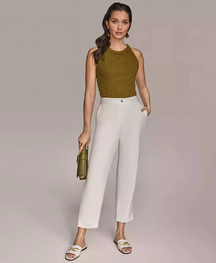 Donna Karan Women's Slim Leg Ankle Pants 4
