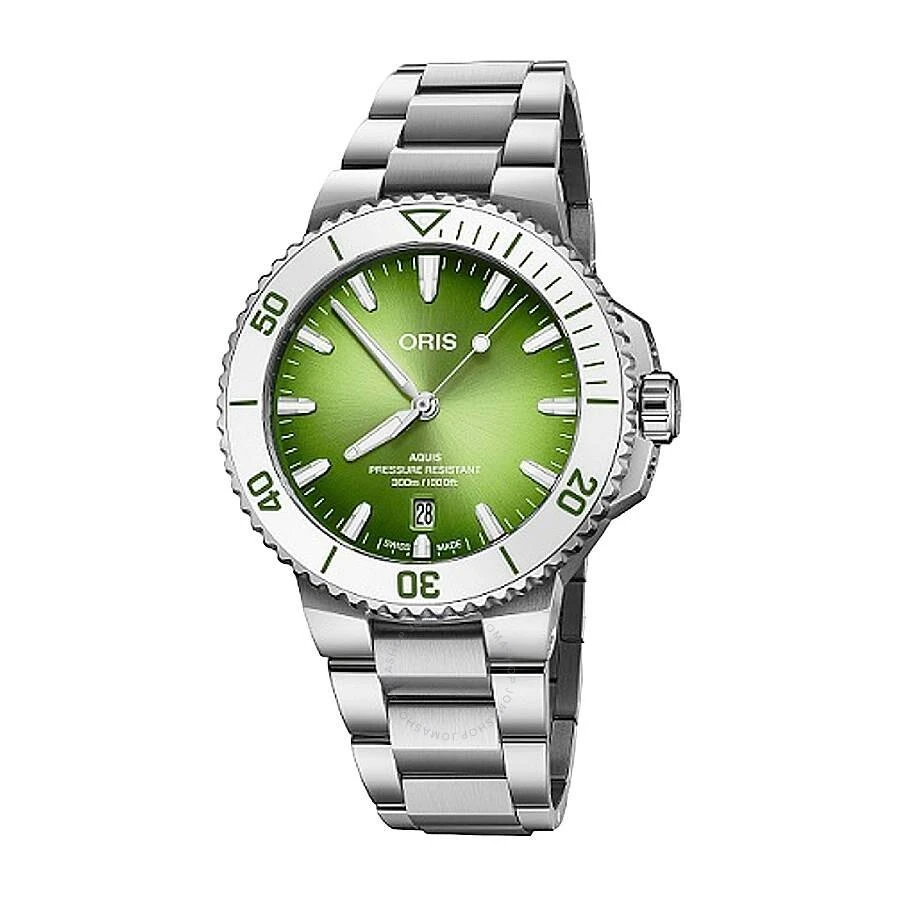 Oris Aquis Date Automatic Green Dial Men's Watch 01 733 7787 4137-07 8 22 04PEB 1