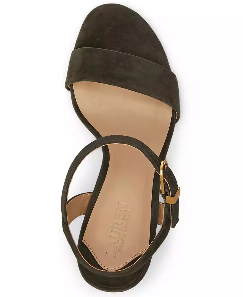 Ralph Lauren Women's Gwen Ankle-Strap Dress Sandals 4