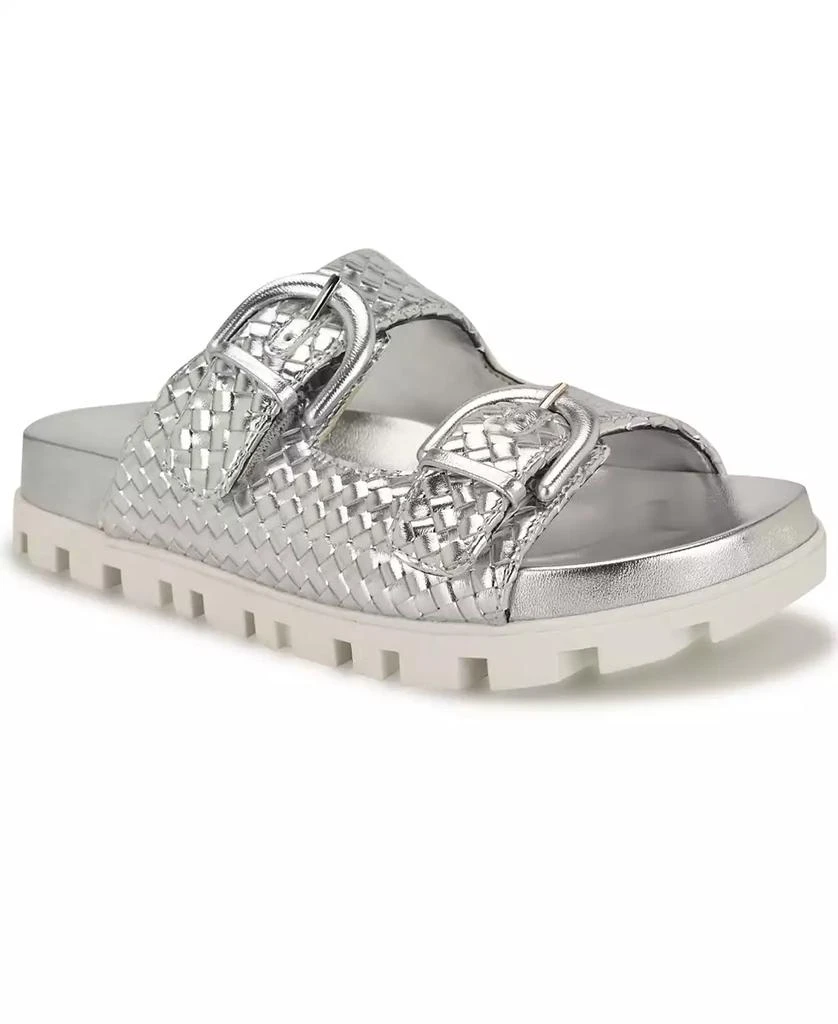 Women's Tindy Woven Buckle Straps Flat Sandals – On Sale Now with