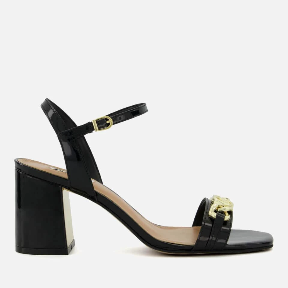 Dune DUNE LONDON WOMEN'S MANUAL BLOCK HEELED LEATHER SANDALS 1