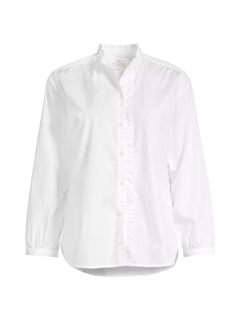 Birds of Paradis Henea Ruffled Cotton Shirt