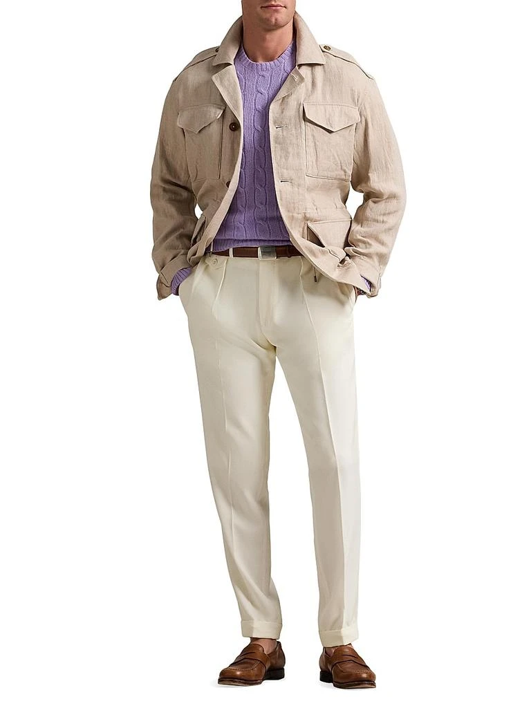 Ralph Lauren Linen Herringbone Field Jacket 2