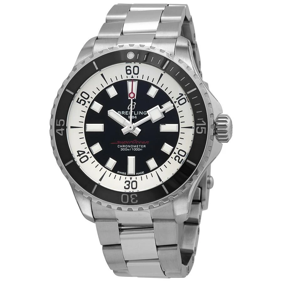 BREITLING Superocean Automatic Chronometer Black Dial Men
s Watch A17376211B1A1 1