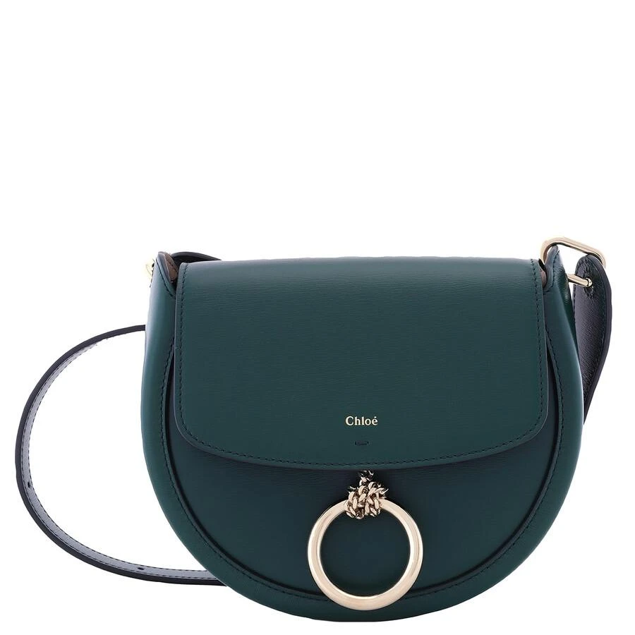 Chloé Chloe Ladies Marble Green Arlene Leather Crossbody Bag 1