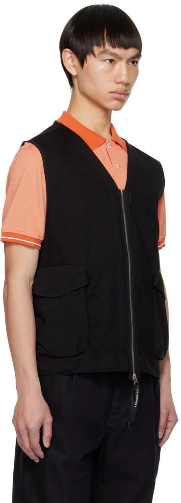 C.P. Company Black Zip Vest 2